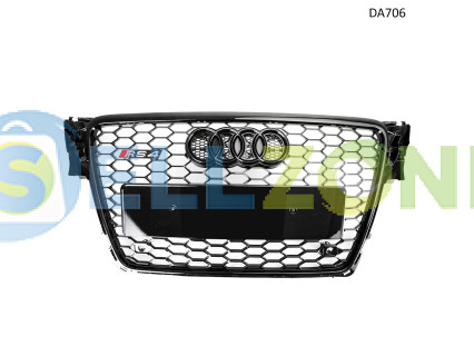 Μπροστινή μάσκα RS για Audi A4 B8 Honeycomb 2008-2012 - DA706